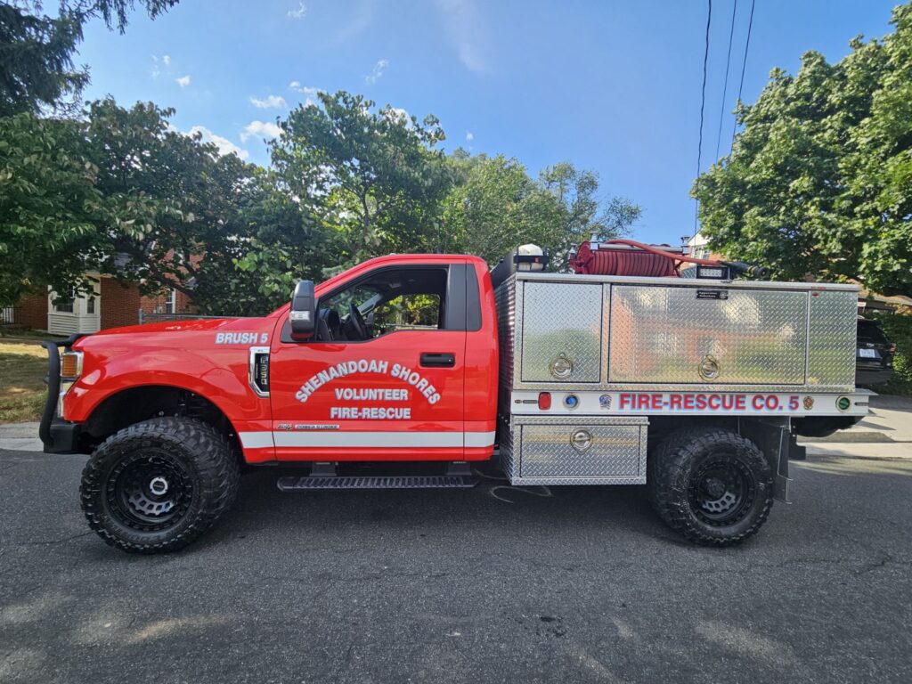 SSVFD Brush Truck looking all pretty